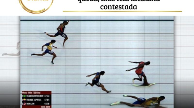 O atleta Samuel Conceição conquistou mais uma medalha de ouro para o Brasil, nesta quinta-feira (23/5), no Mundial de Atletismo Paralímpico, em Kobe.