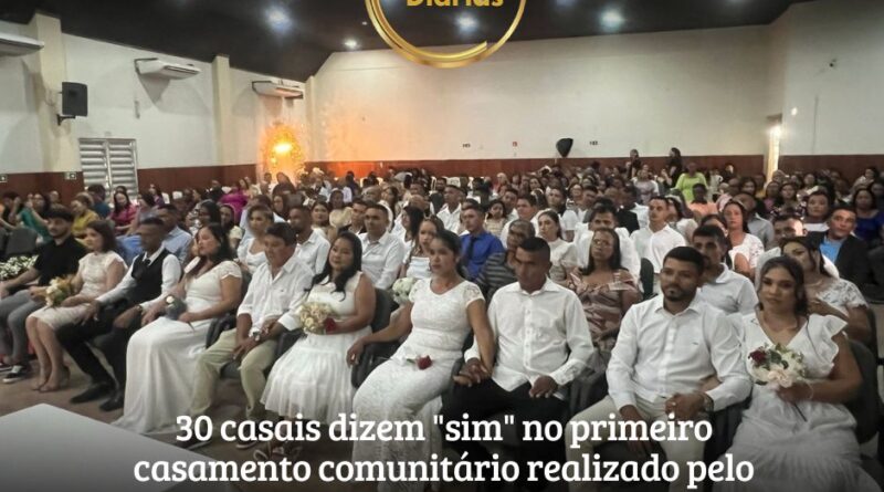 O Teatro Reinaldo Castanheira foi o cenário escolhido pelo CEJUSC (Centro Judiciário de Solução de Conflitos e Cidadania) de Paragominas para a realização do 1º Casamento Comunitário, na data em que se celebra o amor; 12 de junho, o Dia dos Namorados.