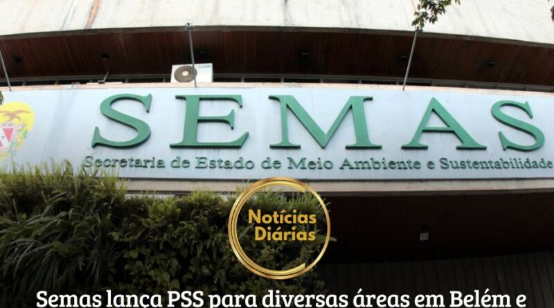 A Semas (Secretaria de Estado de Meio Ambiente e Sustentabilidade) publicou nesta terça-feira (18/06) o edital n.º 02/2024 para o Processo Seletivo Simplificado (PSS), destinado à contratação temporária de profissionais para diversas funções.