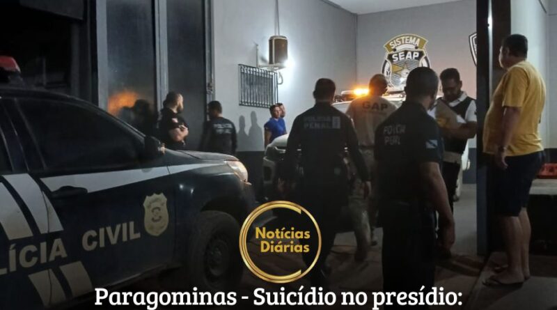 Na sexta-feira, 19 de julho, a Polícia Civil foi informada de que um detento foi encontrado morto dentro do Centro de Recuperação Regional de Paragominas (CRRP), com indícios de suicídio.