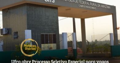 O estudante que não conseguiu garantir uma vaga na Ufra (Universidade Federal Rural da Amazônia) terá mais uma chance, pois a universidade irá abrir um Processo Seletivo Especial para vagas remanescentes (PSE/VR) do Sistema de Seleção Unificado (Sisu) e do Processo Seletivo Próprio (Prosel Ufra). As inscrições são gratuitas e iniciam na próxima quinta-feira, 18, e seguem até o dia 29 de julho.