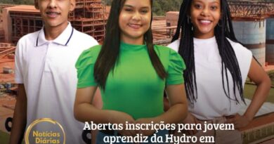 Estão abertas, até 31 de agosto, as inscrições para o Programa Jovem Talento 2024 da Hydro. São 235 vagas para jovens aprendizes nas unidades de Paragominas e Barcarena; Mineração Paragominas, Alunorte e Albras