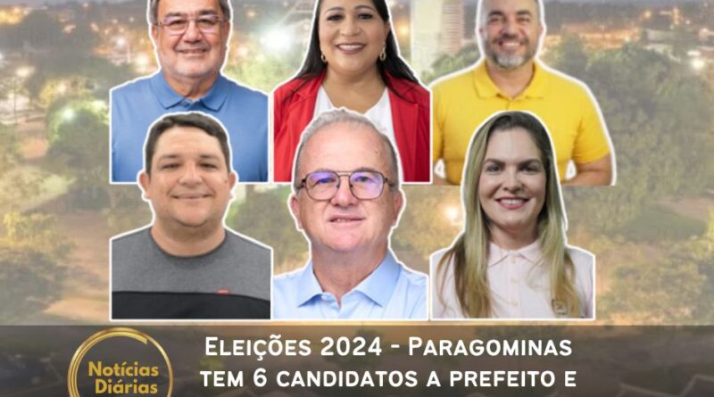 Em 06 de outubro, os eleitores de Paragominas poderão decidir, entre 6 nomes, quem assumirá a Prefeitura no mandato que inicia em 1º de janeiro de 2025 e vai até 31 de dezembro de 2028.