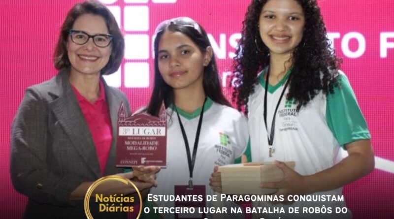 A equipe Cyborgirls, do IFPA campus Paragominas, conquistou o terceiro lugar na categoria Mega Sumô na Batalha de Robôs do XIV Congresso Norte Nordeste de Pesquisa e Inovação (Connepi), realizado em Belém