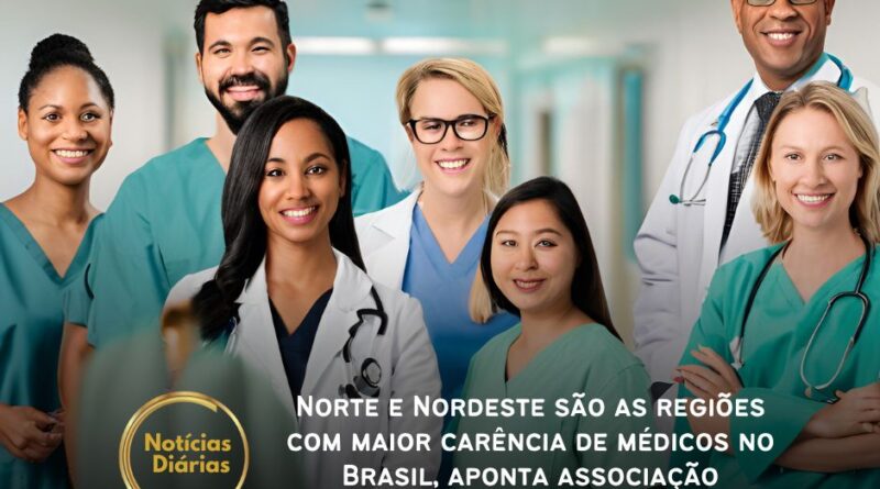 A desigualdade na distribuição de médicos atuando no Brasil é ainda mais evidente no Norte e Nordeste, regiões com o menor número de profissionais na ativa, segundo dados da AMIES (Associação dos Mantenedores Independentes Educadores do Ensino Superior).