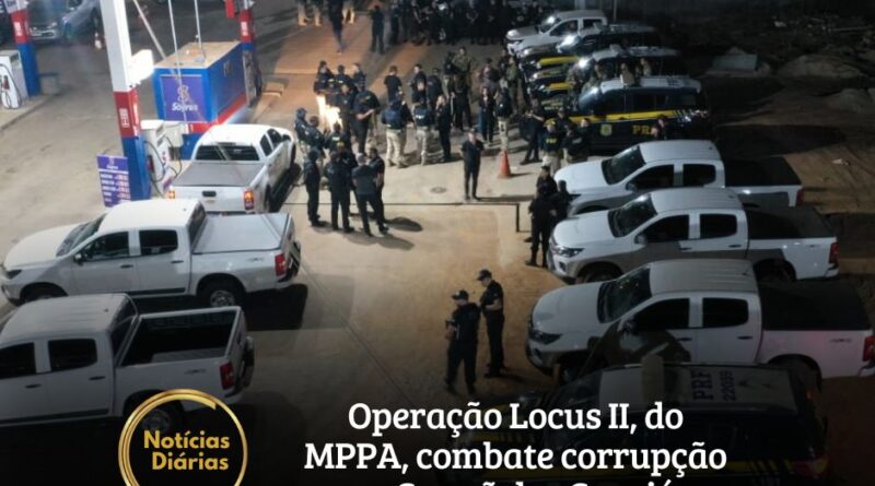 O Ministério Público do Pará, através do GAECO, junto com a PRF (Polícia rodoviária Federal) e o GSI (Grupo de Atuação Especial de Inteligência e Segurança Institucional), realizou a Operação Locus II – Fase Terra COMprometida em Canaã dos Carajás.