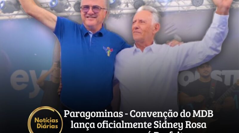 No sábado, dia 03 de agosto, em um clube ás proximidades do Ginásio Samuel Câmara, o MDB realizou a sua convenção partidária projetando o nome de Sidney Rosa como candidato a prefeito de Paragominas.