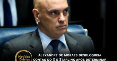 Alexandre de Moraes, ministro do Supremo Tribunal Federal (STF), determinou a transferência de R$ 18,35 milhões, bloqueados em contas das empresas X e Starlink, para os cofres da União