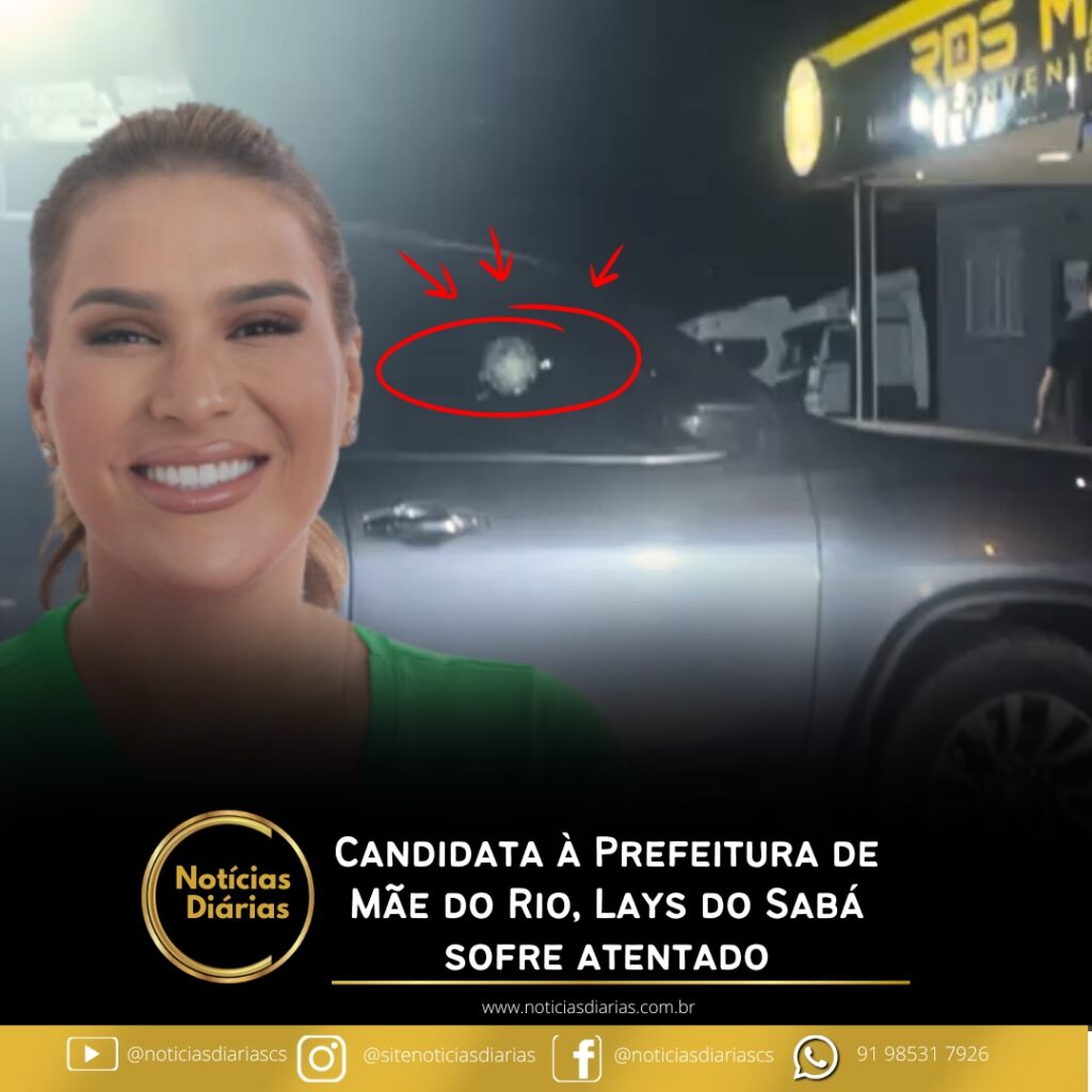 A candidata à Prefeitura de Mãe do Rio, Lays do Sabá , sofreu um atentado contra a sua vida na noite de domingo, 08 de setembro.