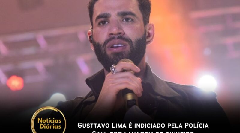 O cantor sertanejo Gusttavo Lima foi indiciado pela Polícia Civil de Pernambuco por lavagem de dinheiro e organização criminosa. Ele é investigado por suspeita de fazer parte de um esquema de empresas de jogos de apostas.