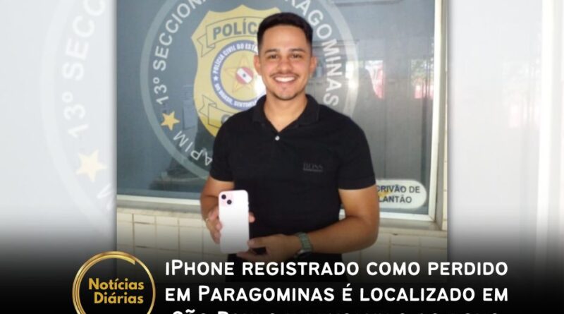 A 13ª Seccional Urbana de Polícia Civil de Paragominas, restituiu ao legítimo proprietário um iPhone 15 que o dono havia registrado uma ocorrência por perda ou extravio.