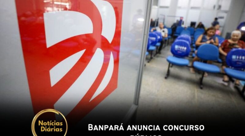 Na próxima semana, o Banco do Estado do Pará (Bandará) irá publicar edital de concurso público para preencher vagas de nível médio e áreas técnicas em todo estado.