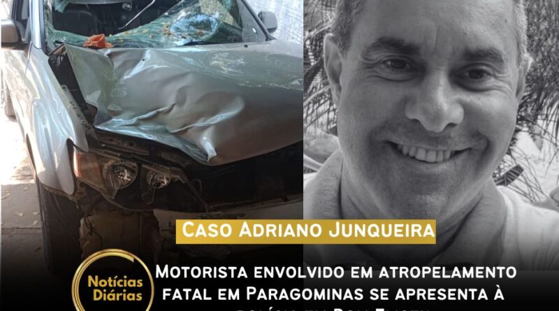 Na tarde desta segunda-feira (28), Alessandro Miranda, motorista do veículo que atropelou o ciclista José Adriano Junqueira na PA-125, em Paragominas, compareceu à delegacia de Dom Eliseu.