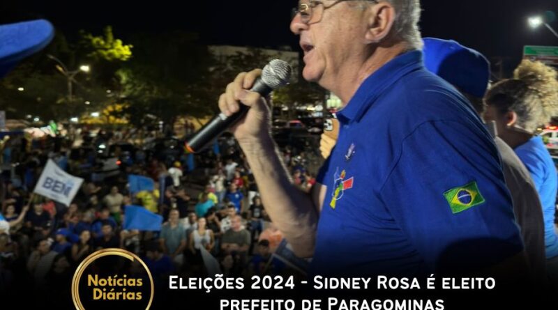 O empresário Sidney Rosa foi o escolhido pela maioria da população paragominense para assumir a Prefeitura de Paragominas pelos próximos quatro anos. A diferença de votos entre os primeiro e o segundo colocado foi de 11.448.