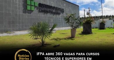 O IFPA (Instituto Federal do Pará) lançou o Processo Seletivo Unificado (PSU) 2025, com a oferta de 6.665 vagas em cursos técnicos e superiores, com 360 vagas Paragominas e as demais distribuídas para outros 15 campi.