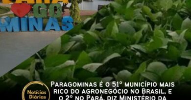 Paragominas, ocupa o 51º lugar na lista dos 100 municípios mais ricos do agronegócio no país, do Ministério da Agricultura e Pecuária (MAPA).