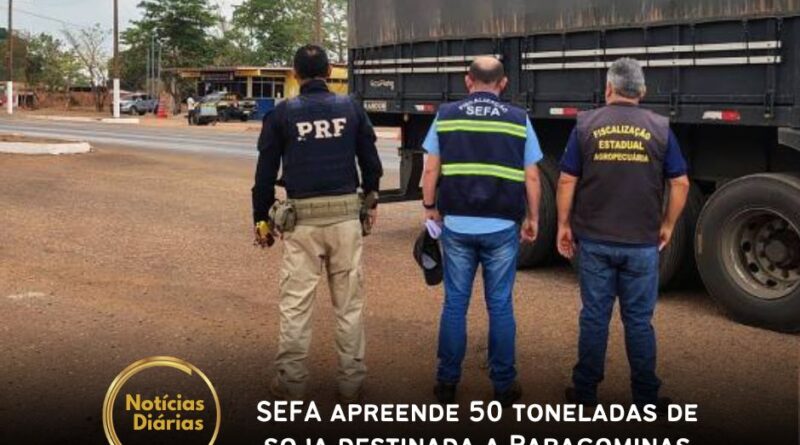 Na terça-feira, dia 29 de outubro, fiscais da Secretaria da Fazenda do Pará (Sefa) apreenderam 50 toneladas de sementes de soja com nota fiscal irregular, avaliadas em R$ 467.500,00, na Coordenação de Controle de Mercadorias em Trânsito do Itinga, em Dom Eliseu.