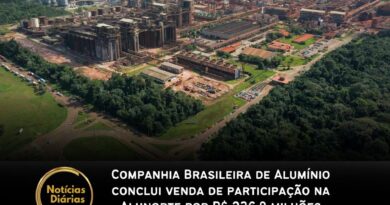 A Companhia Brasileira de Alumínio (CBA) finalizou a venda de 3,03% da Alunorte para a Glencore, em um acordo avaliado em R$ 236,8 milhões. A refinaria, localizada em Barcarena, é considerada uma das maiores do mundo em produção de alumina