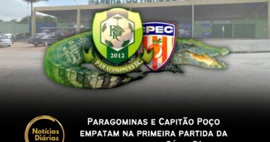 Paragominas e Capitão Poço ficaram no empate sem gols na primeira partida da semifinal do Campeonato Paraense Série B1.