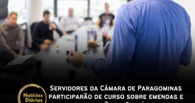 A Câmara Municipal de Paragominas contratou a empresa Plenum Gestão Ltda, que tem o nome fantasia de Instituto Plenum Brasil, para que alguns de seus servidores participem de um curso de capacitação que ocorrerá em Brasília.