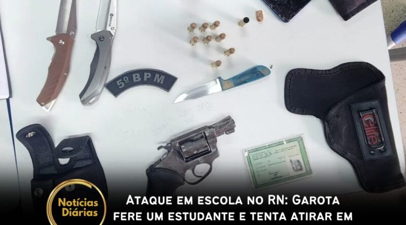 Na manhã de terça-feira (17), um ataque em uma escola estadual em Natal, no Rio Grande do Norte, terminou com a prisão da jovem Lyedja Yasmin, de 19 anos. Segundo a Polícia Militar, a estudante tentou atirar em uma professora e em colegas no colégio Berilo Wanderley, em Natal, no Rio Grande do Norte.