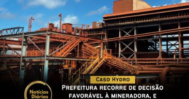 A Prefeitura de Paragominas entrou com recurso no Tribunal de Justiça do Pará contra a decisão liminar que favoreceu a Mineração Paragominas S.A., do grupo Hydro.