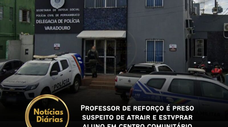 PE: professor é preso suspeito de estuprar aluno em centro comunitário O professor de 53 anos atraiu e trancou o estudante em uma sala de computação para cometer o crime