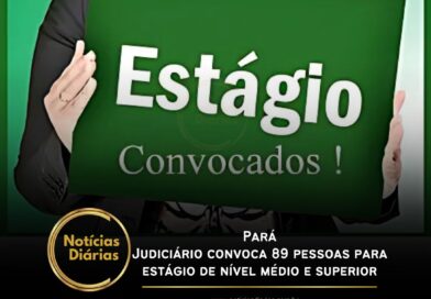 Mais 89 pessoas aprovadas no Processo de Recrutamento e Seleção para estágio nos níveis médio e superior do Tribunal de Justiça do Pará (TJPA) foram convocadas nesta terça-feira, 21, por meio do Diário da Justiça.