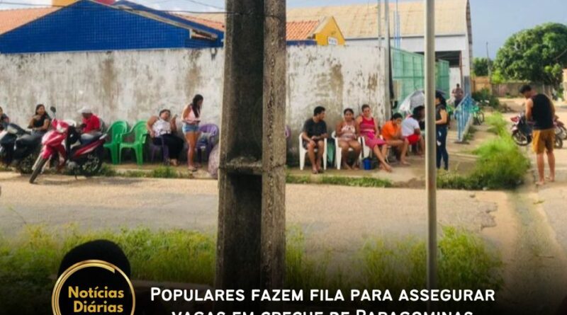 Populares fazem fila para assegurar vagas em creche de Paragominas