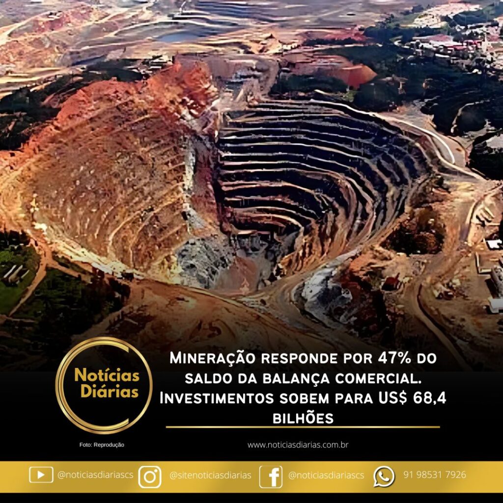 A indústria mineral respondeu por 47% do saldo da balança comercial brasileira em 2024, de acordo com números divulgados pelo IBRAM. A entidade considera que “o desempenho das exportações de minérios – principalmente de minério de ferro – em 2024 renovam a percepção de sua importância para garantir bases sólidas à economia nacional”.