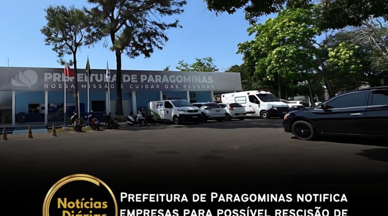 Prefeitura de Paragominas notifica empresas para possível rescisão de contratos